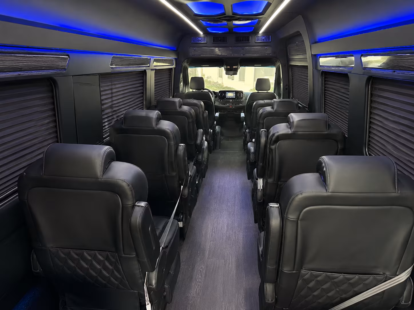 Buffalo Airport Shuttle & Transportation party bus interior