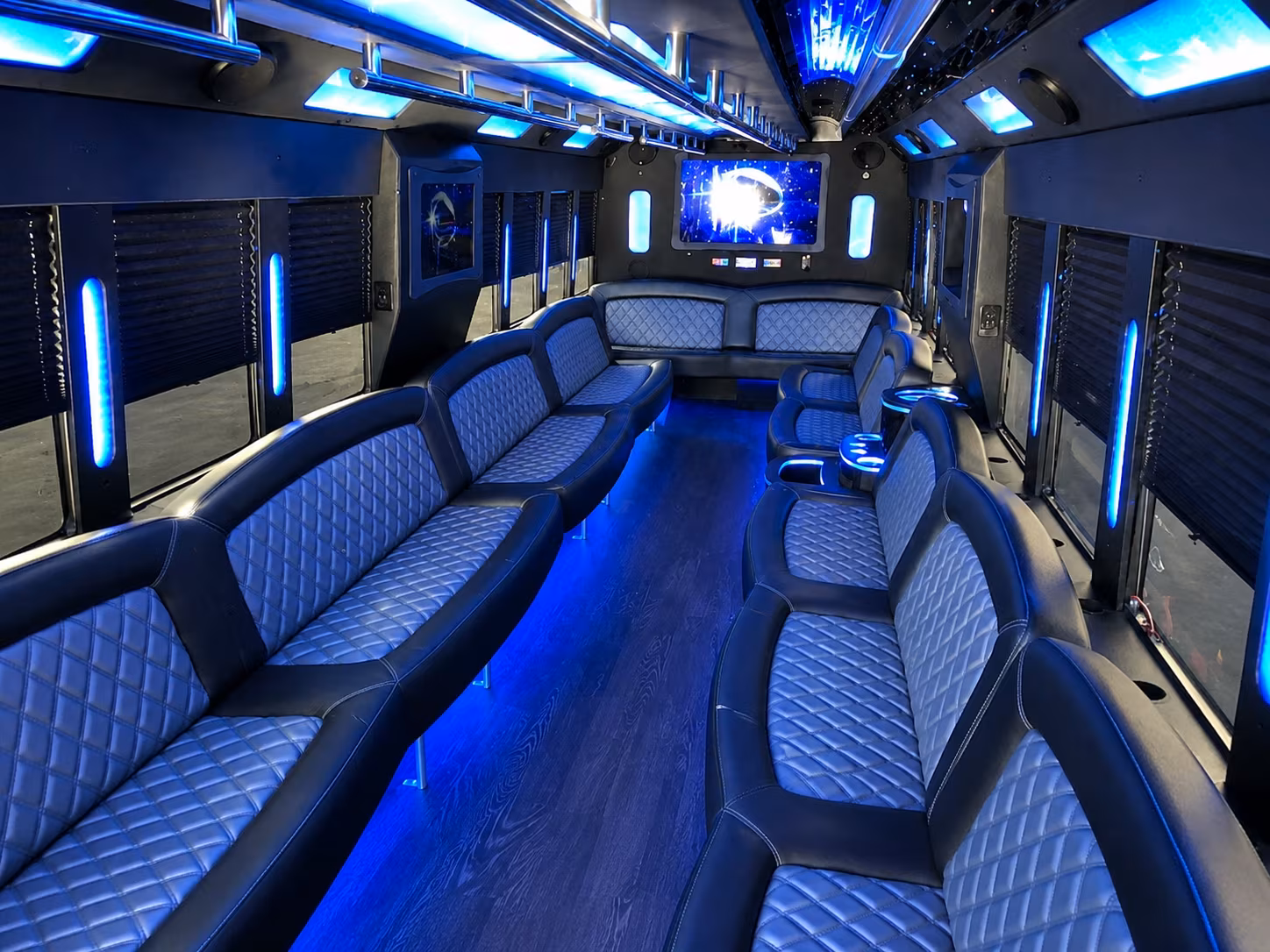 Buffalo Private Event Transportation party bus exterior