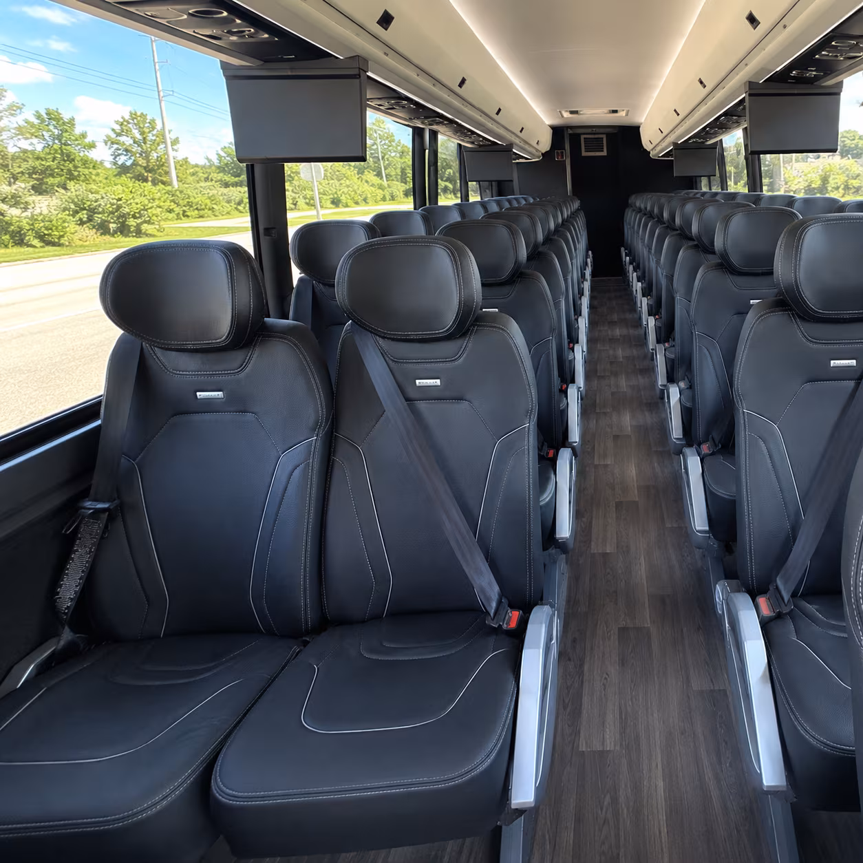 Buffalo School Event Transportation party bus exterior