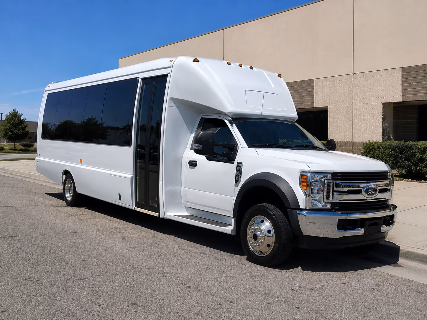 Buffalo School Event Transportation party bus exterior