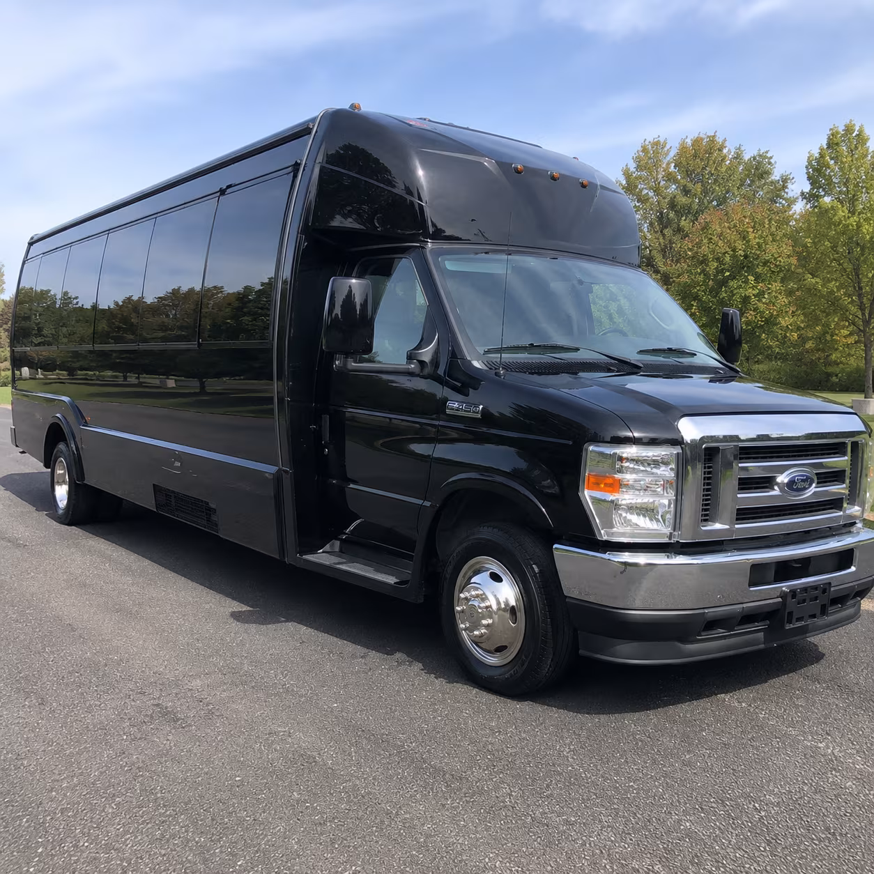 Buffalo Sporting Event Transportation party bus exterior