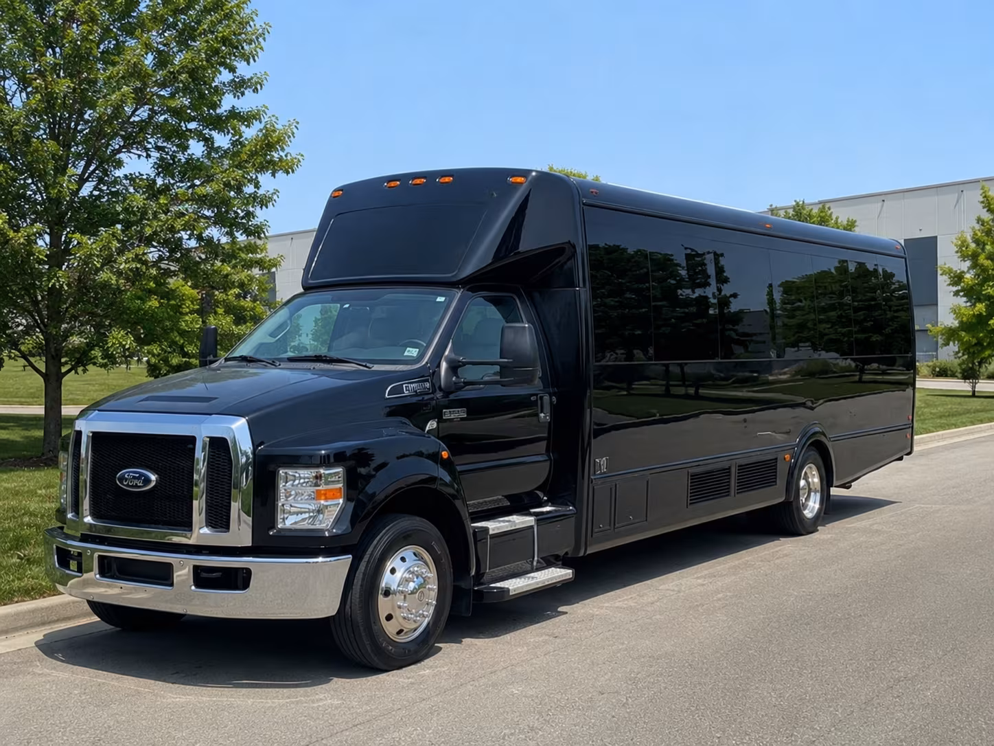 Buffalo Sporting Event Transportation party bus exterior