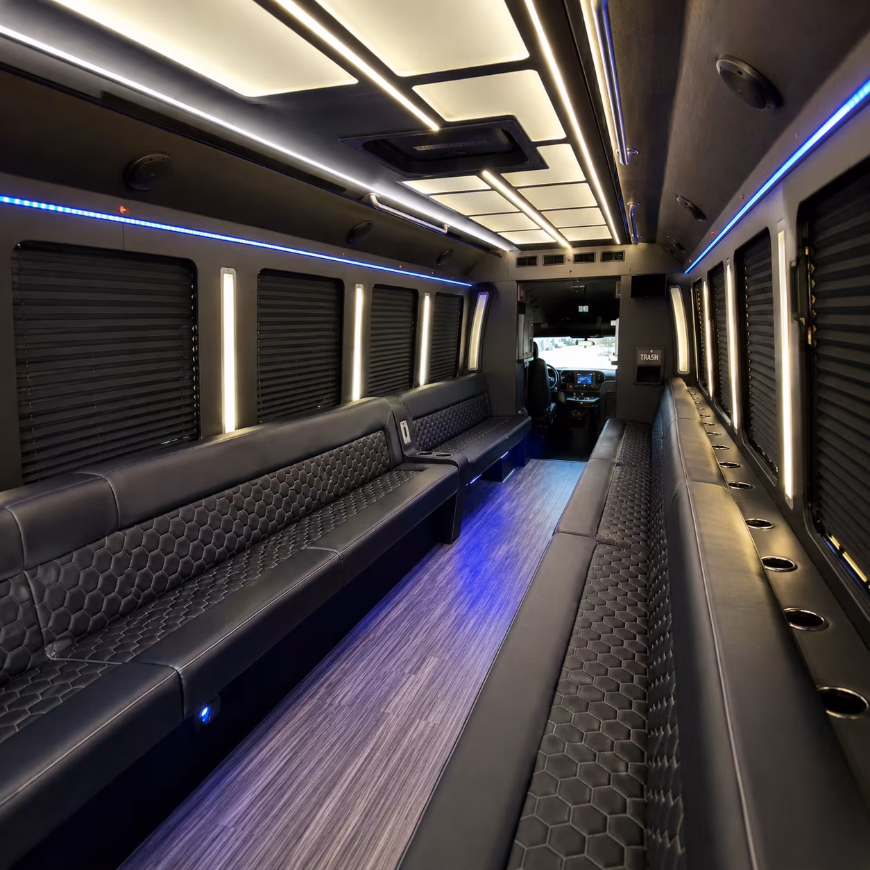 Buffalo Sporting Event Transportation party bus exterior