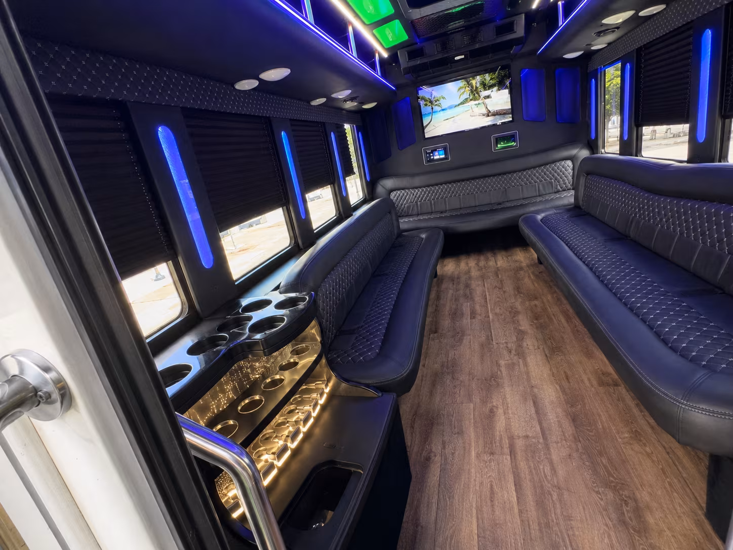 Buffalo Wedding Transportation party bus exterior